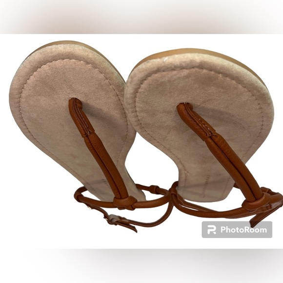 Lauren Conrad sandal with adjustable buckle Sz 9-10 tan/brown - Picture 6 of 9